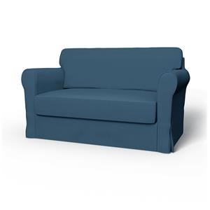 Bemz IKEA - Hoes voor slaapbank Hagalund, Real Teal, Katoen