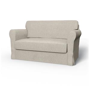 Bemz IKEA - Hoes voor slaapbank Hagalund, Silver Grey, Katoen