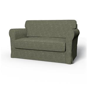 Bemz IKEA - Hoes voor slaapbank Hagalund, Green Grey, Fluweel