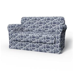 Bemz IKEA - Hoes voor slaapbank Hagalund, Dark Blue, BOUCLÉ EN TEXTUUR