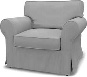 Bemz IKEA - Hoes voor fauteuil Ektorp, Silver Grey, Katoen