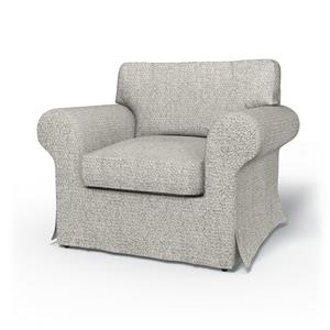 Bemz IKEA - Hoes voor fauteuil Ektorp, Driftwood, BOUCLÉ EN TEXTUUR