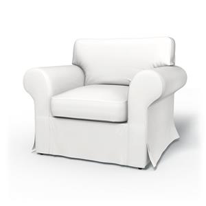 Bemz IKEA - Hoes voor fauteuil Ektorp, Absolute White, Linnen