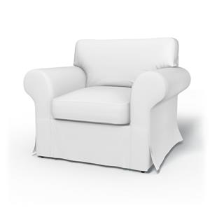 Bemz IKEA - Hoes voor fauteuil Ektorp, Absolute White, Linnen