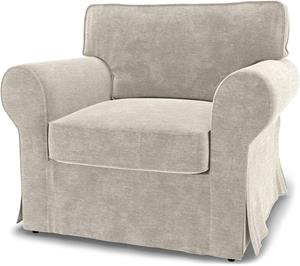 Bemz IKEA - Hoes voor fauteuil Ektorp, Natural White, Fluweel