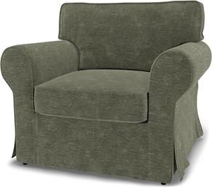 Bemz IKEA - Hoes voor fauteuil Ektorp, Green Grey, Fluweel