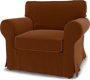 Bemz IKEA - Hoes voor fauteuil Ektorp, Cinnamon, Fluweel