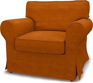 Bemz IKEA - Hoes voor fauteuil Ektorp, Cognac, Fluweel