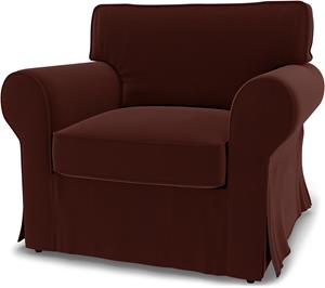 Bemz IKEA - Hoes voor fauteuil Ektorp, Ground Coffee, Fluweel