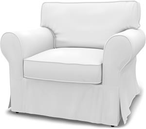 Bemz IKEA - Hoes voor fauteuil Ektorp, Absolute White, Linnen