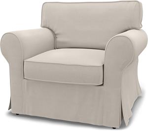 Bemz IKEA - Hoes voor fauteuil Ektorp, Chalk, Linnen