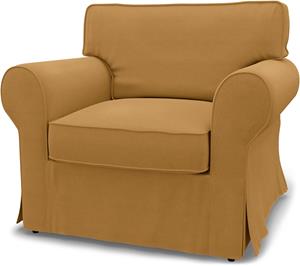 Bemz IKEA - Hoes voor fauteuil Ektorp, Mustard, Linnen