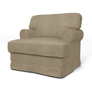 Bemz IKEA - Hoes voor fauteuil Ekeskog, Pebble, BOUCLÉ EN TEXTUUR