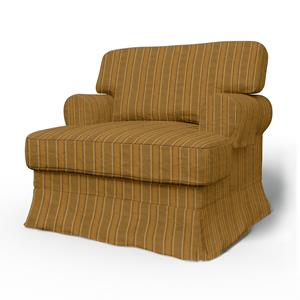 Bemz IKEA - Hoes voor fauteuil Ekeskog, Mustard Stripe, Moody Seventies Collection
