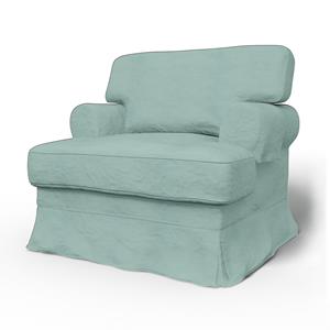 Bemz IKEA - Hoes voor fauteuil Ekeskog, Mineral Blue, Linnen
