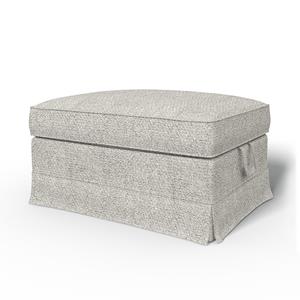 Bemz IKEA - Hoes voor voetenbank Ektorp, Driftwood, BOUCLÉ EN TEXTUUR