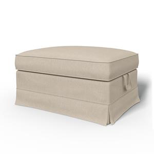 Bemz IKEA - Hoes voor voetenbank Ektorp, Natural, BOUCLÉ EN TEXTUUR