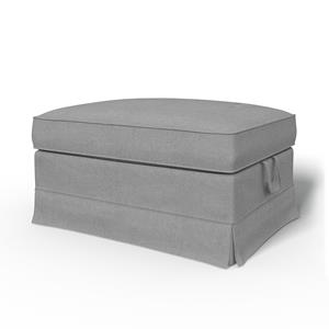 Bemz IKEA - Hoes voor voetenbank Ektorp, Graphite, Linnen