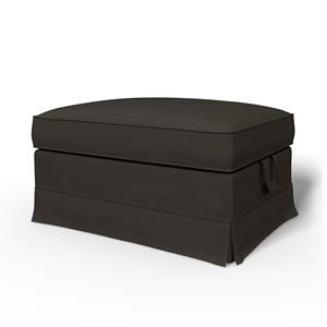 Bemz IKEA - Hoes voor voetenbank Ektorp, Licorice, Fluweel