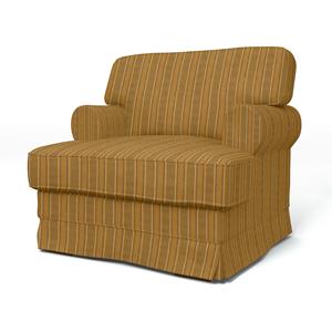 Bemz IKEA - Hoes voor fauteuil Ekeskog, Mustard Stripe, Moody Seventies Collection