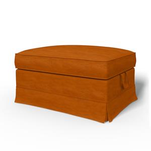 Bemz IKEA - Hoes voor voetenbank Ektorp, Cognac, Fluweel
