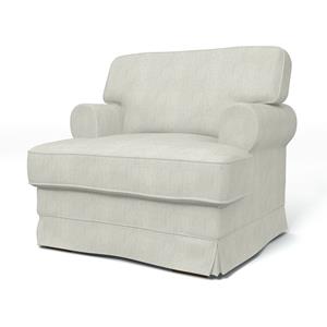 Bemz IKEA - Hoes voor fauteuil Ekeskog, Silver Grey, Katoen