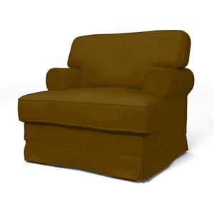 Bemz IKEA - Hoes voor fauteuil Ekeskog, Turmeric, Fluweel