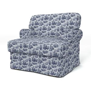 Bemz IKEA - Hoes voor fauteuil Ekeskog, Dark Blue, BOUCLÉ EN TEXTUUR