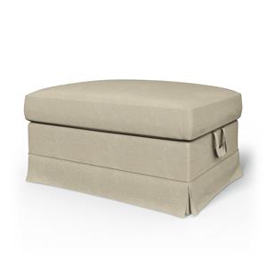 Bemz IKEA - Hoes voor voetenbank Ektorp, Cream, BOUCLÉ EN TEXTUUR