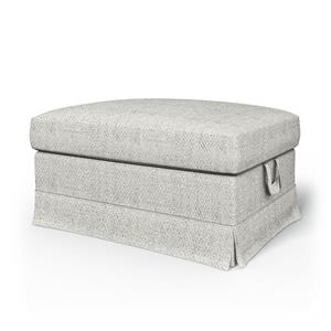 Bemz IKEA - Hoes voor voetenbank Ektorp, Ivory, BOUCLÉ EN TEXTUUR