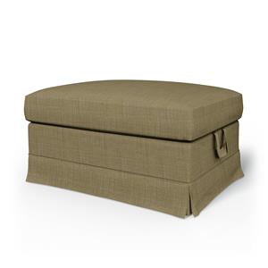 Bemz IKEA - Hoes voor voetenbank Ektorp, Dusty Yellow, BOUCLÉ EN TEXTUUR