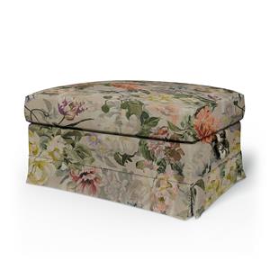 Bemz IKEA - Hoes voor voetenbank Ektorp, Delft Flower - Tuberose, Linnen