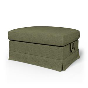 Bemz IKEA - Hoes voor voetenbank Ektorp, Meadow Green, BOUCLÉ EN TEXTUUR