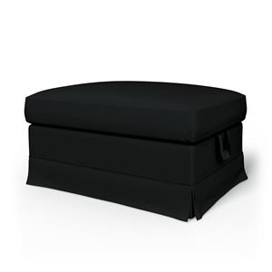 Bemz IKEA - Hoes voor voetenbank Ektorp, Jet Black, Katoen