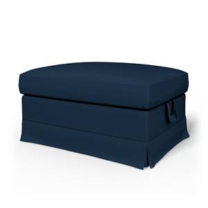 Bemz IKEA - Hoes voor voetenbank Ektorp, Deep Navy Blue, Katoen
