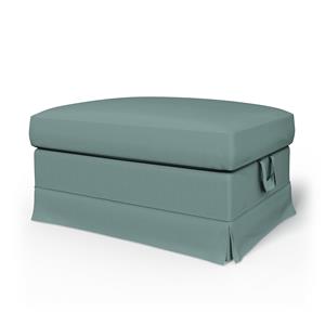 Bemz IKEA - Hoes voor voetenbank Ektorp, Mineral Blue, Katoen