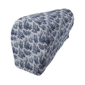 Bemz IKEA - Armleuningbeschermers Ekeskog (twee stuks), Dark Blue, BOUCLÉ EN TEXTUUR