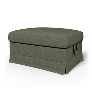 Bemz IKEA - Hoes voor voetenbank Ektorp, Green Grey, Fluweel