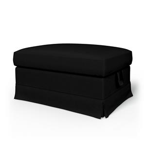 Bemz IKEA - Hoes voor voetenbank Ektorp, Black, Fluweel