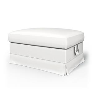 Bemz IKEA - Hoes voor voetenbank Ektorp, Absolute White, Linnen