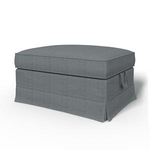 Bemz IKEA - Hoes voor voetenbank Ektorp, Denim, Katoen