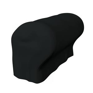 Bemz IKEA - Armleuningbeschermers Ektorp (twee stuks), Jet Black, Katoen