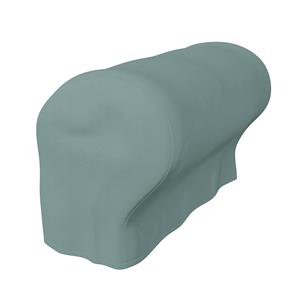 Bemz IKEA - Armleuningbeschermers Ektorp (twee stuks), Mineral Blue, Katoen
