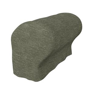 Bemz IKEA - Armleuningbeschermers Ektorp (twee stuks), Green Grey, Fluweel