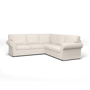 Bemz IKEA - Hoes voor 4-zitshoekbank Ektorp, Soft White, Katoen