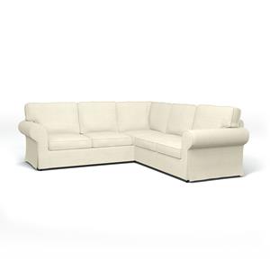 Bemz IKEA - Hoes voor 4-zitshoekbank Ektorp, Sand Beige, Katoen