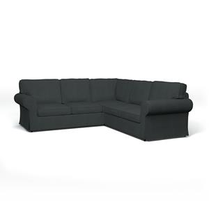 Bemz IKEA - Hoes voor 4-zitshoekbank Ektorp, Stone, WOL