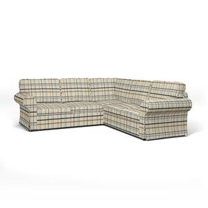 Bemz IKEA - Hoes voor 4-zitshoekbank Ektorp, Fawn Brown, WOL