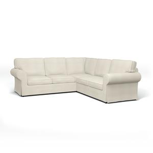 Bemz IKEA - Hoes voor 4-zitshoekbank Ektorp, Unbleached, Linnen