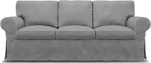 Bemz IKEA - Hoes voor 3-zitsbank Ektorp, Graphite, Linnen